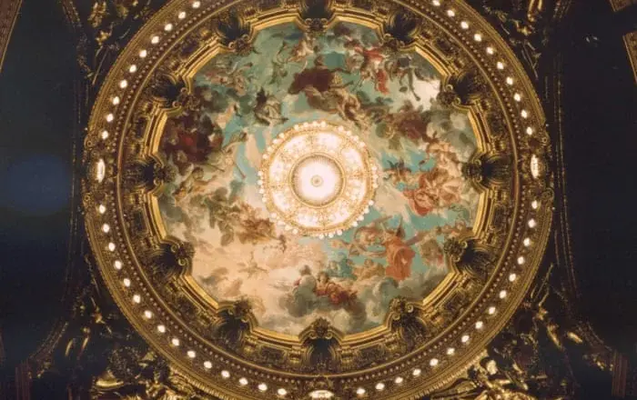 A descendant’s legal challenge reopens the Paris opera ceiling debate