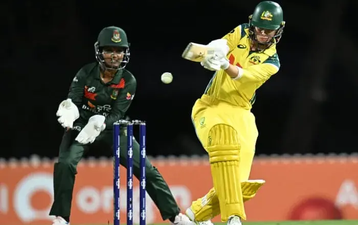 Litchfield’s seventy-seven drives Australia’s first Bangladesh win