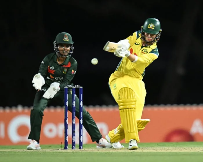 Litchfield’s seventy-seven drives Australia’s first Bangladesh win