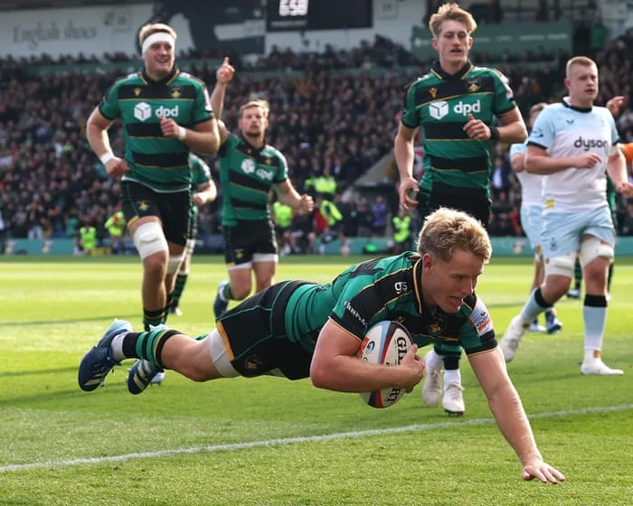 Northampton and Bath combine for eighteen tries in remarkable match