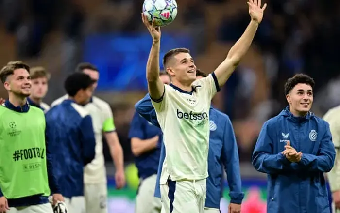 Tresoldi’s hat-trick powers Brugge past Inter in European thriller