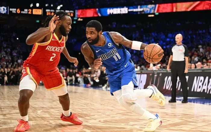 Irving returns to game action with seventeen points in Macau