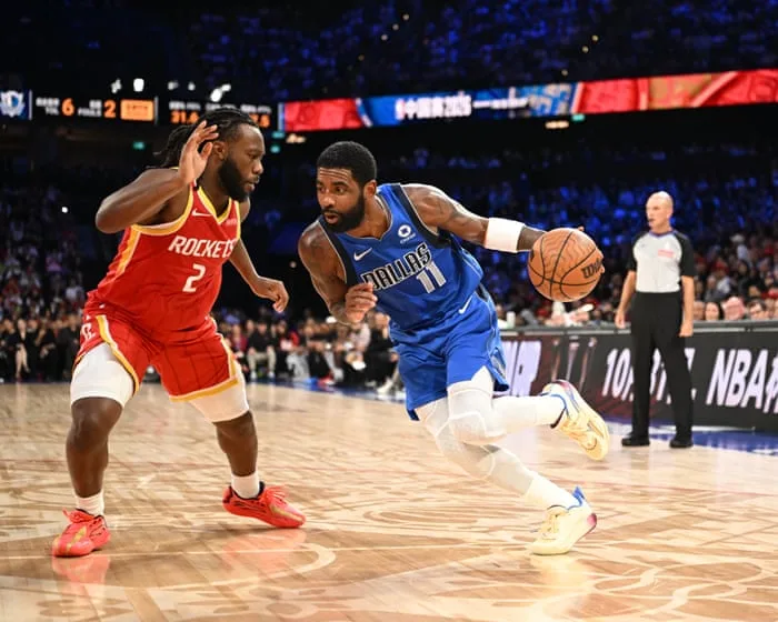 Irving returns to game action with seventeen points in Macau